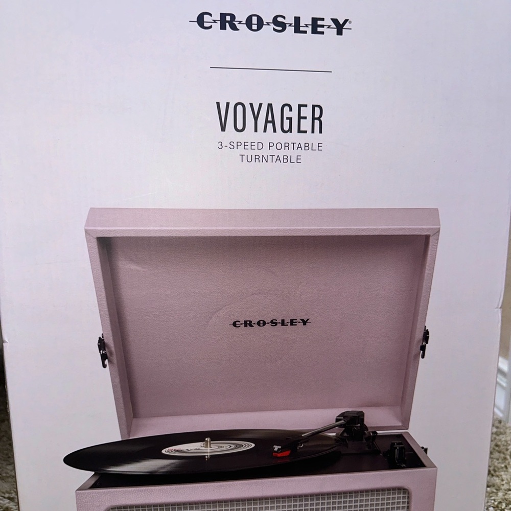Crosley Voyager 3-Speed Portable Turntable Record Player